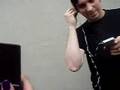 trading pokemon with rhim of the birthday massacre