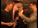 Mr Sheepskin at the launch of the Concave boot