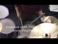 Andy Lindner plays drums