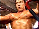 Bodybuilder Denis Sergovskiy training pecs