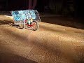 Car driven by solar cells