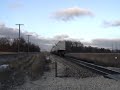 BNSF #9296 leads stack train east at 70 MPH, Coal City, IL. BNSF #9296 leads stack train east at 70 MPH, Coal City, IL.