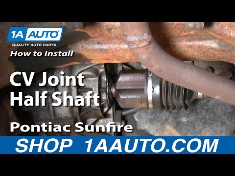 How To Install Replace Cavalier Sunfire CV Joint Half Shaft How To 95-05 1AAuto.com