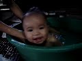 jennica taking a bath =P