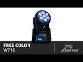 мініатюра 0 Відео про товар Світлодіодна голова Free Color W710