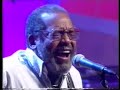 the absolutely amazing holmes brothers performing the gospel classic, and title track of their 'best of' cd, i saw the light' live on australian tv during one of the tours i promoted in the early 90's.
wendell holmes on guitar and vocals, sherman holmes on bass and vocals and popsy dixon on drums and that amazing falsetto harmony. the holmes brothers exemplify the soul, gospel, blues and r&b genres - all in one amazingly compact unit with a depth of feeling only imaginable after 40 years of performing together.