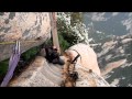 Mount Huashan plank trail, China