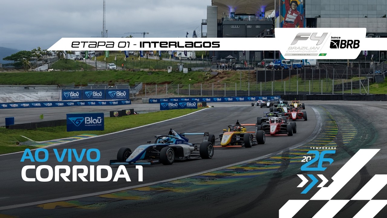 FORMULA 4 BRAZILIAN CHAMPIONSHIP 2026 | 1ª ETAPA - INTERLAGOS - CORRIDA 1