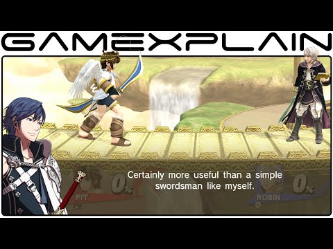 Smash Bros Wii U - Palutena's Guidance: Robin & Chrom Cameo (Easter Egg)