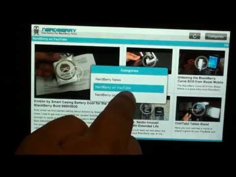 A Look at NerdBerry News App for the BlackBerry PlayBook