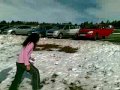listo para tocar la nieve