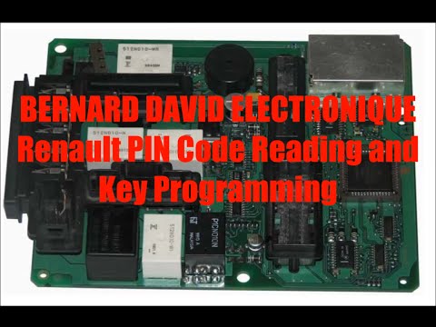 how to code a renault clio key