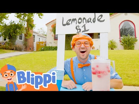 Blippi 24. Blippi Makes A Lemonade Stand Thumbnail