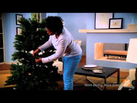 how to artificial christmas tree