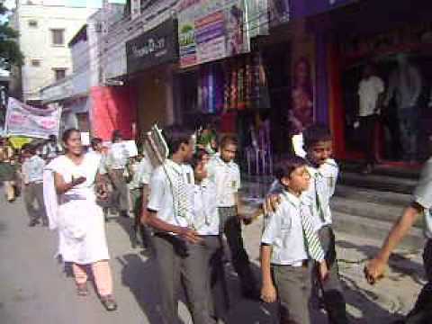 Lotus Lap Public School Kamalanagar@Anti-Plastic Rally