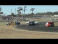 V8 Supercars Queensland Raceway Race 2 Crash