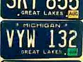 Michigan License Plates Part 2
