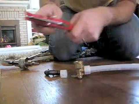 How to make a wirsbo pex fitting