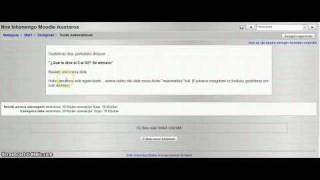 Moodle-en zereginak sortzeko tutoriala