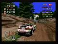 Sega Rally [Sega Saturn] Gaemplay Forest Track