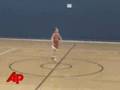 Raw Video: 8 Year Old Nails Three Pointer