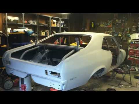 Removing the floor pan from a Chevy Nova