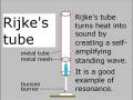 rijke's tube