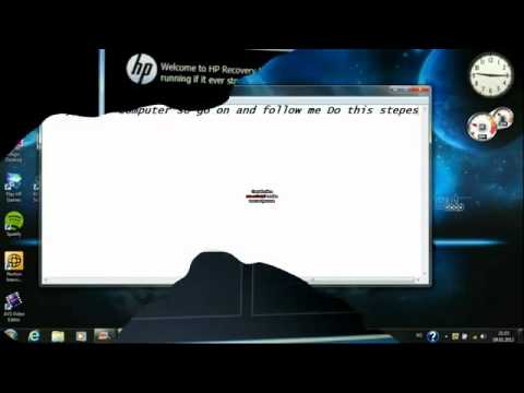how to recover hp pavilion g