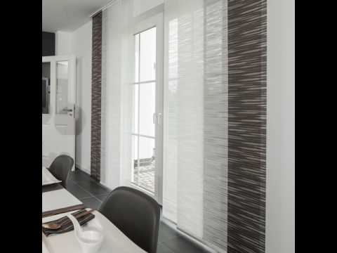 Teba Youtube Schiebegardine elegante Kombination