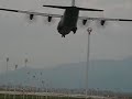 C-130 Hercules crosswind landing in Pisa(LIRP)