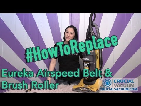 how to change belt on eureka airspeed