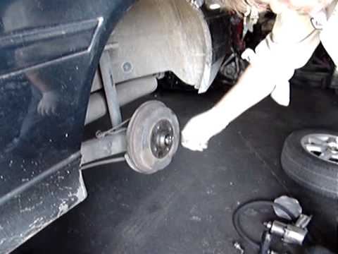 1999 VW Cabrio rear wheel bearing replacement