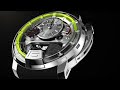 RT @jeffnolan: most unique watch available anywhere… uses a hydro-mechanical movement, yeah liquid. http://t.co/sUmmM0y5 #HYT