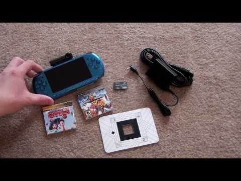 psp - After experiencing some issues with my launch PSP-2000, I decided to pick up a new PSP-3000. This vibrantly blue model comes bundled with Sony's Invizimals g...