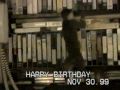 ziggy the monkey picking out a movie  back in the day
