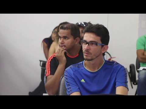 Aula inaugural do curso de Arbitragem com a presena do instrutor Manoel Serapio