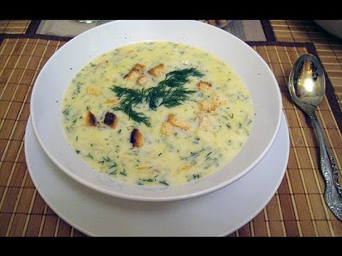 Суп с плавленным сыром и курицей и шампиньонами рецепт с пошагово