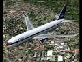 B767-300ER landing in Heatrow