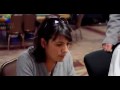 here is one reason to get a card guard protector cover marker. due to a mistake, estelle loses over $30000 in chips, and she actually could have lost all of her chips, if the boss didn't cut her a break. she had the best hand with ace, ace, 2 aces. yet, due to not putting a card protector on top of her cards they were mucked by the dealer. go to ashleyspoker.com to get a great card protector before this happens to you ! this happens in almost every tournament at least once. don't let this happen to you ! ashleyspoker.com