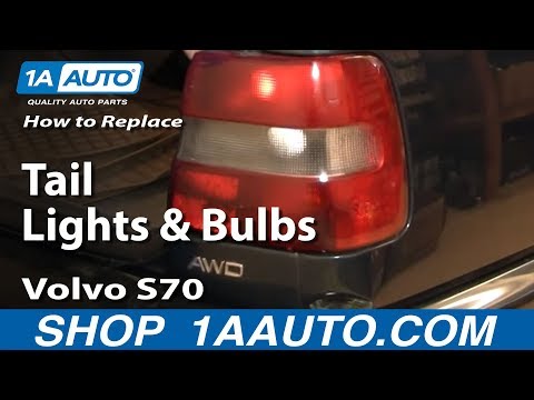 How To Install Replace Broken Taillight and Bulb Volvo S70 98-00 1AAuto.com