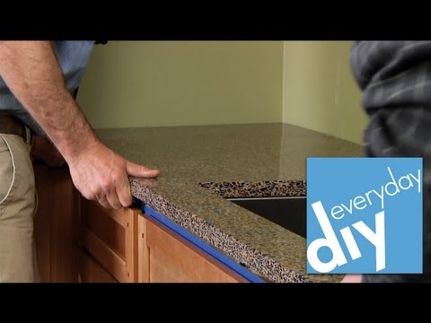 how to fasten a kitchen island