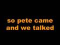 When i met pete wentz