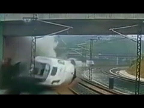 Caught on Tape: Deadly Train Crash in Spain
