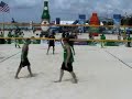 Textbook volleyball setting technique