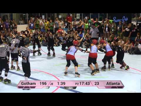 WFTDA Roller Derby: Gotham Girls Roller Derby vs Atlanta Rollergirls – ECDX 2014