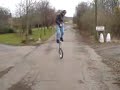 me on big unicycle