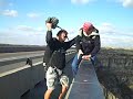 Pilot Chute Assist Her 2nd Base Jump Ever!
