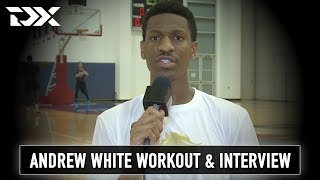 Andrew White NBA Pre-Draft Workout and Interview