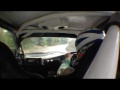 Graeme Finlayson in the www.racedandrallied.com Mitsubishi Lancer Evo III RS. Through the Malvern West stage, final timed run. Winners of Group A.