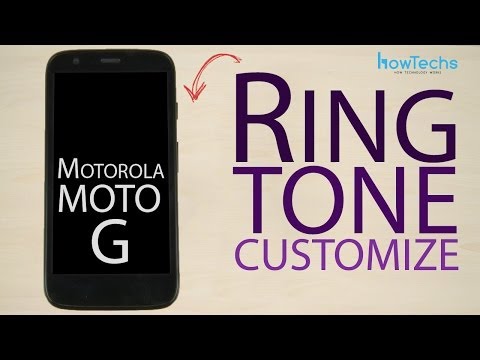how to set ringtone in moto g from play music
